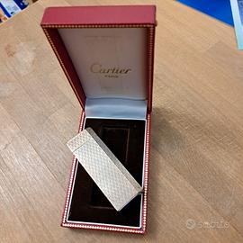 Accendino Cartier argento anni '80