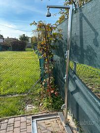 Doccia x piscina acciaio