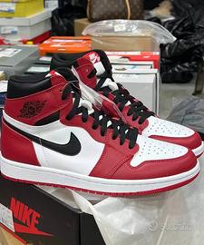 Jordan Air Jordan 1 High OG Nero e Rosso 38