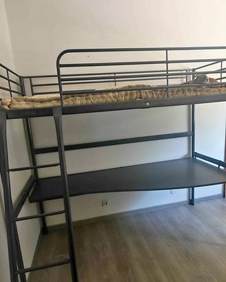 Letto a soppalco Ikea Svarta 90x200