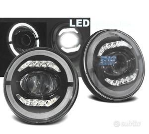 FARI PER JEEP WRANGLER 96-18 ANGEL EYES FULL LED N