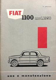 Fiat 1100 mod. 1958 Originale libretto d'uso