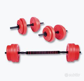 Set manubri componibili fino a 52 kg