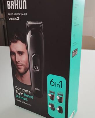 Tagliacapelli - Regolabarba Braun serie 3 (6 in 1)