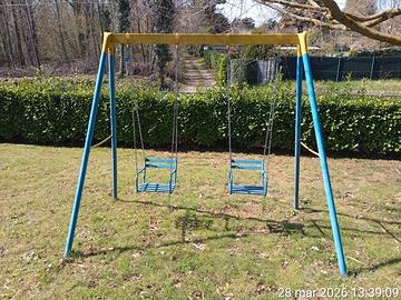 altalena doppia per bambini 