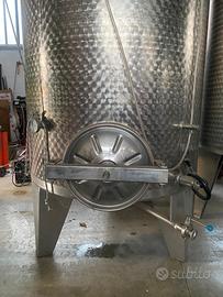 Serbatoio inox semprepieno Ninotti, capacità 20hl