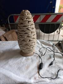 lampada in pietra 
