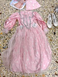 costume vestito carnevale fatina fata 