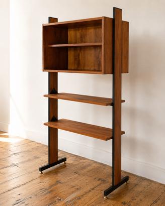Libreria modulare teak Mid Century Modern anni '60