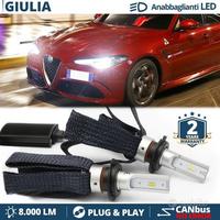 KIT Luci LED H7 PER ALFA ROMEO GIULIA CANBUS 6500K