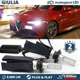 KIT Luci LED H7 PER ALFA ROMEO GIULIA CANBUS 6500K
