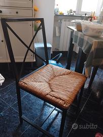 coppia di sedie da cucina 