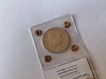 2 Lire Umberto I 1883 BB+ Collezione Valsecchi