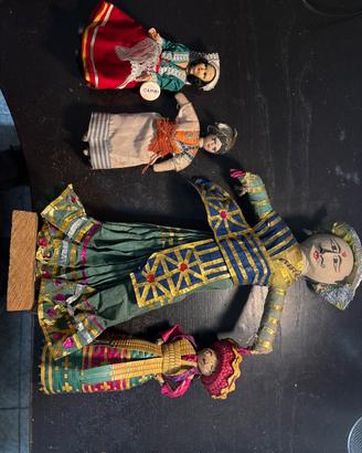 4 bambole vintage