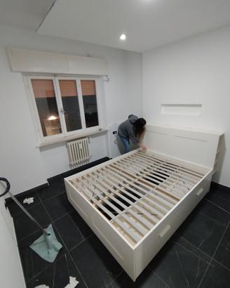 letto matrimoniale contenitore 