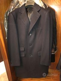 Cappotto nero da uomo in cachemire Piacenza