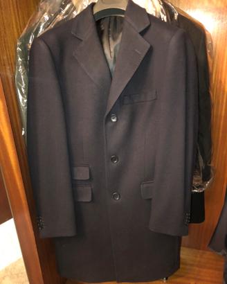Cappotto nero da uomo in cachemire Piacenza