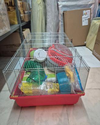 Gabbia Criceto e accessori vari