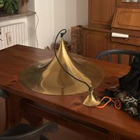 Lampada sospensione semi gubi vintage