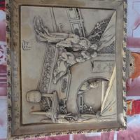 quadro lavorato a mano  in pietra 