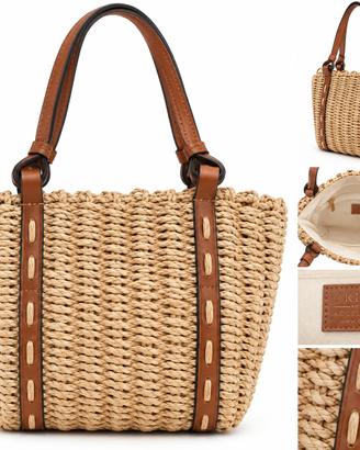 🌾 Borsa in paglia intrecciata CRISTOS Accessories