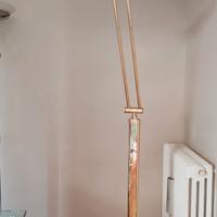 Lampada da terra a piantana in ottone