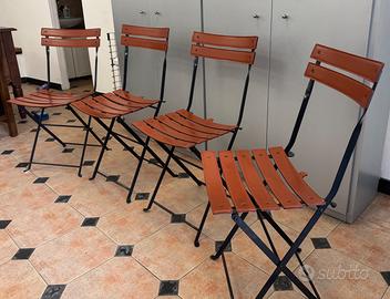 Set 4 sedie di design, mod. Celestina, Zanotta