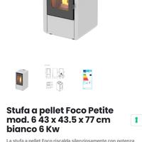 Stufa a Pellet 6 Kw