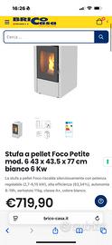 Stufa a Pellet 6 Kw