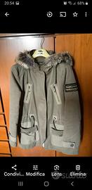 Giaccone MOTIVI , modello parka verde militare.