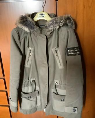 Giaccone MOTIVI , modello parka verde militare.