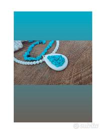 pasta bianca e turchese originale