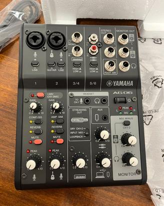 Mixer Audio Yamaha AG06MH2 NUOVO