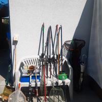 Lotto articoli pesca