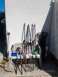 Lotto articoli pesca