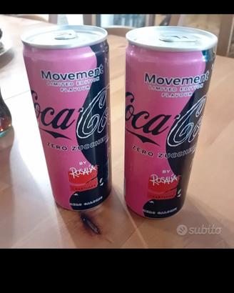 Lattine bottigliette Coca cola Fanta