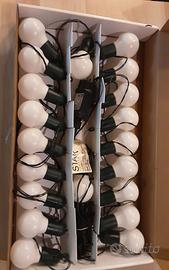 Luci colorate per giardino