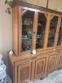 mobile antico cristalliera