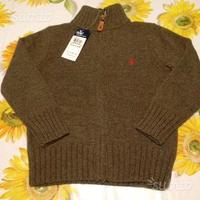 Maglione lana bimbo ralph lauren originale 3 anni