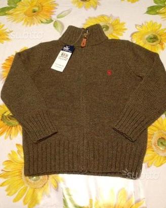 Maglione lana bimbo ralph lauren originale 3 anni