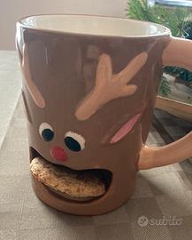 Tazza nuova con porta biscotti