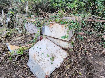 blocchi travertino e lastre granito marmo  