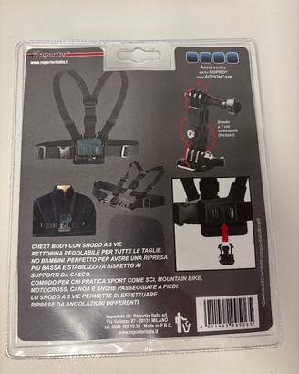 Pettorina per Action Cam e GoPro Nuova