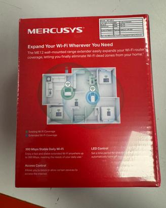 Mercusys Range Extender Wi-Fi 300 Mbps - ME12