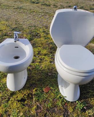 WC e bidet seminuovi a pavimento POZZI GINORI