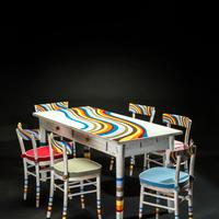 tavolo e 6 sedie design