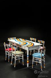 tavolo e 6 sedie design