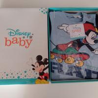 Pigiama Topolino Disney bimbo 12 mesi nuovo 