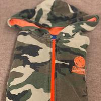 Franklin Marshall felpa militare taglia L