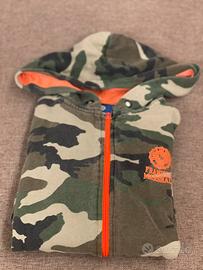 Franklin Marshall felpa militare taglia L